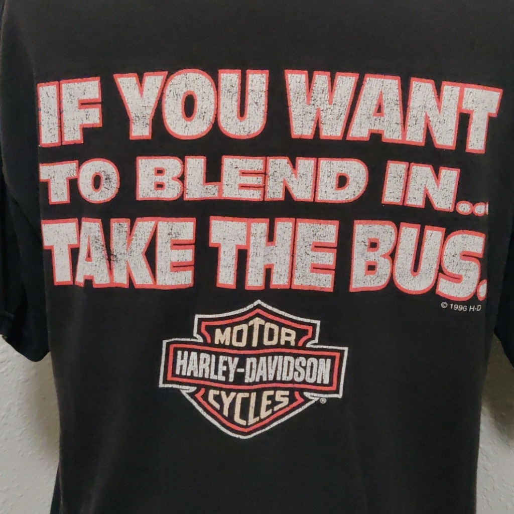 Vtg. Harley-Davidson T-Shirt Lg 1996